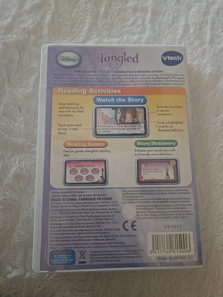VTECH V.Reader Disney Tangled BRAND NEW! - Image 3 of 3