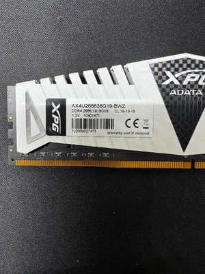 ADATA XPG Ddr4 2666 (19) 8gx8 RAM Memory Ax4u266638g19-bwz for ADATA XPG Ddr4 2666 (19) 8gx8 RAM Memory Ax4u266638g19-bwz for