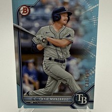 2022 Bowman Draft Kyle Mazardo Sky Blue 188/499 TB Rays Guardians
