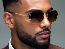 Sunglasses Brown Lens uv400 Protection Party Music Festival Wear Elegant Gafas