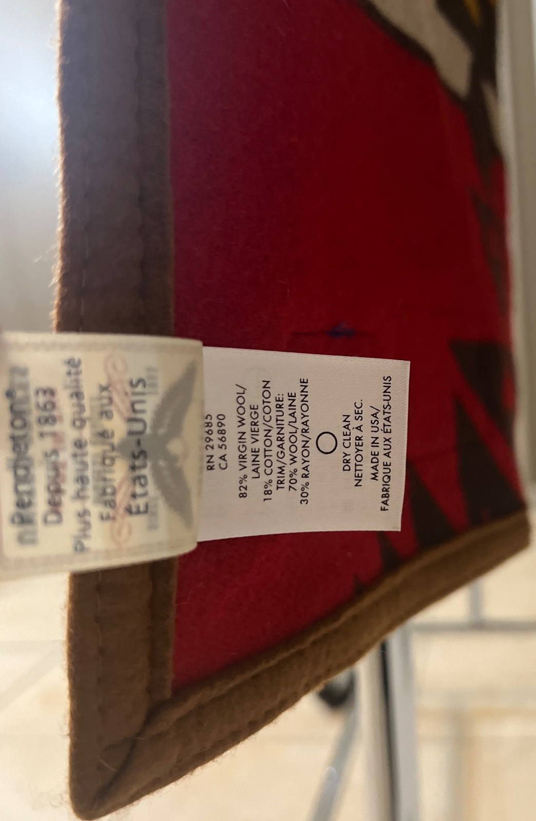 PENDLETON Authentic Native Woolen Mills Beaver St… - image 8