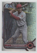 2022 Bowman Chrome Prospects Mega Box Mojo Refractor Ricardo Cabrera 0fz3