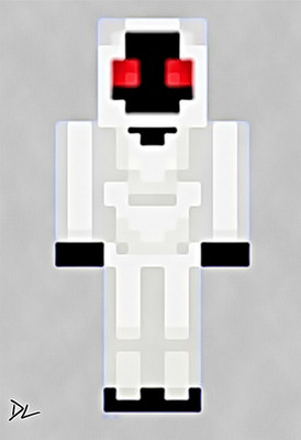 Entity 303 ''Minecraft'' Original Pop Art Print - 13 x 19 Poster