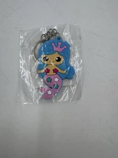 Kipp Brothers Mermaid Keychain Blue Hair Crown Stars