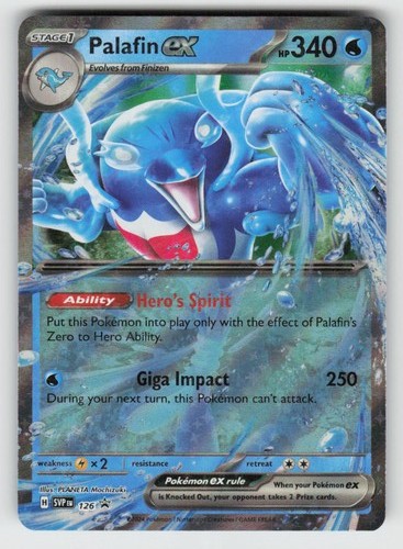 Palafin ex 126 Promo Scarlet & Violet Promo Near Mint