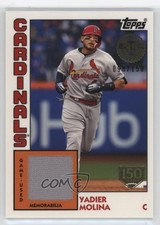 2019 Topps 1984 Baseball Relics 150th Anniversary /150 Yadier Molina #84R-YM b6y