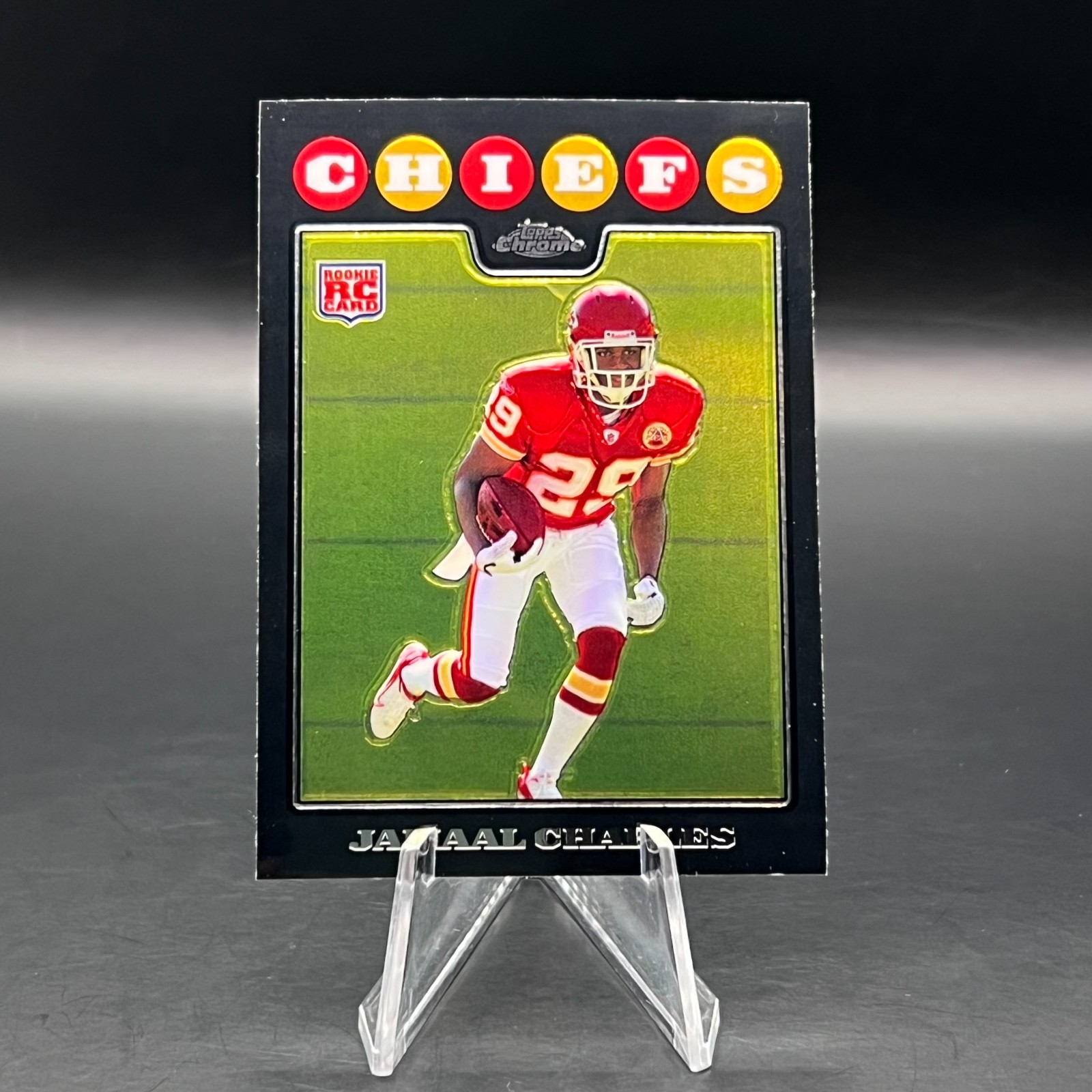 Jamaal Charles 2008 Topps Chrome #TC185 Rookie Card Kansas City Chiefs