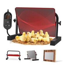 Chick Heat Plate, 15" x 10"Large Brooder Heating Plate for Poultry, Safe