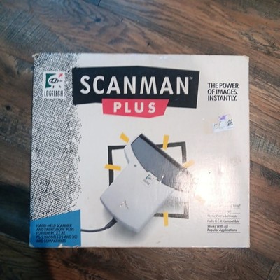 Logitech ScanMan Plus Hand-Held Scanner Scanman Unit Only