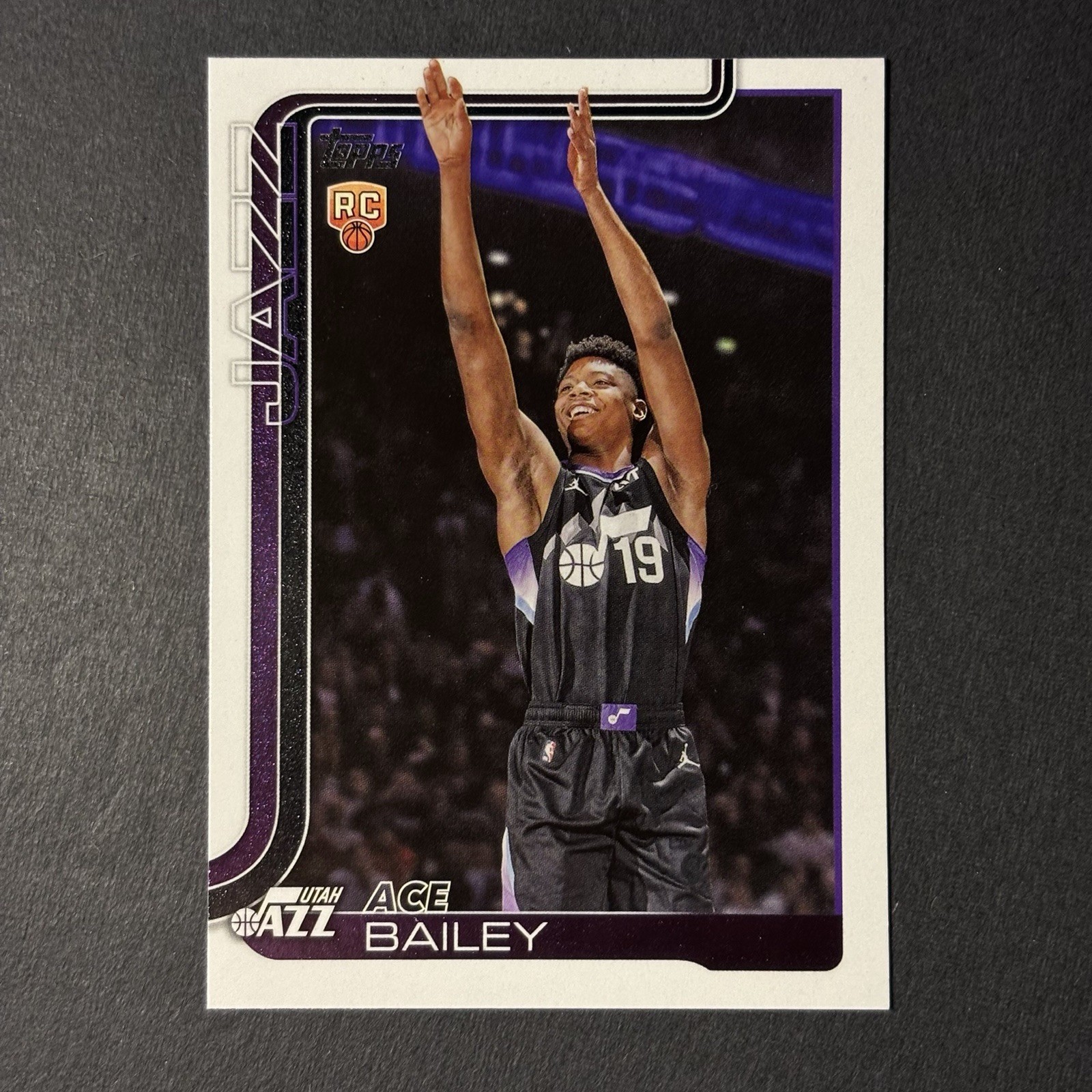 2025-26 Topps Basketball Ace Bailey Base Rookie Card #205