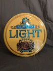 Schlitz Light Beer Hard Plastic Sign Vintage 1976 Man Cave Advertising 11"