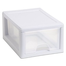 Sterilite Corp. 20518006 12 7 / 8 " D x 8 7 / 8 " W x 6 " H, White 