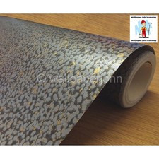 Image of Modern, Charcoal & Copper, Speckled Quartz Design Wallpaper