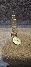 Crystal Temptations big Ben  Figurine Ornament 24k Gold Plated With Crystals