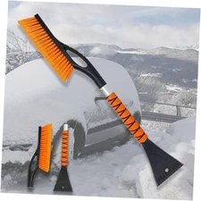27'' Snow Brush and Ice Scrapers for Car Windshield, 2-in-1 Car Accessories 