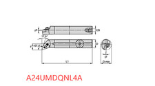 1PCS    ORIGINAL    INSERTS   &lrm;  &lrm;A24UMDQNL4A