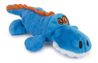 Godog Just for Me Gator Dog Toy, Blue