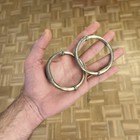 Paire de bracelets anciens sahariens – métal traditionnel – fil torsadé