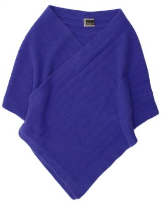 LUISA SPAGNOLI Damen Poncho Schal One Size Blau Q335