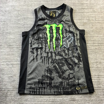#ad Fox Racing Monster Energy Jersey Mens Medium Ricky Carmichael Motocross Y2K $45.00