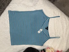 Talbots Blue Fitted Sleeveless Camisole NWT size M
