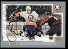 2000-01 Topps Brad Isbister Auto New York Islanders #97