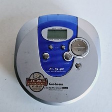 Goodmans Personal CD Player Silver  Blue Model GCD713R - Sold As Faulty