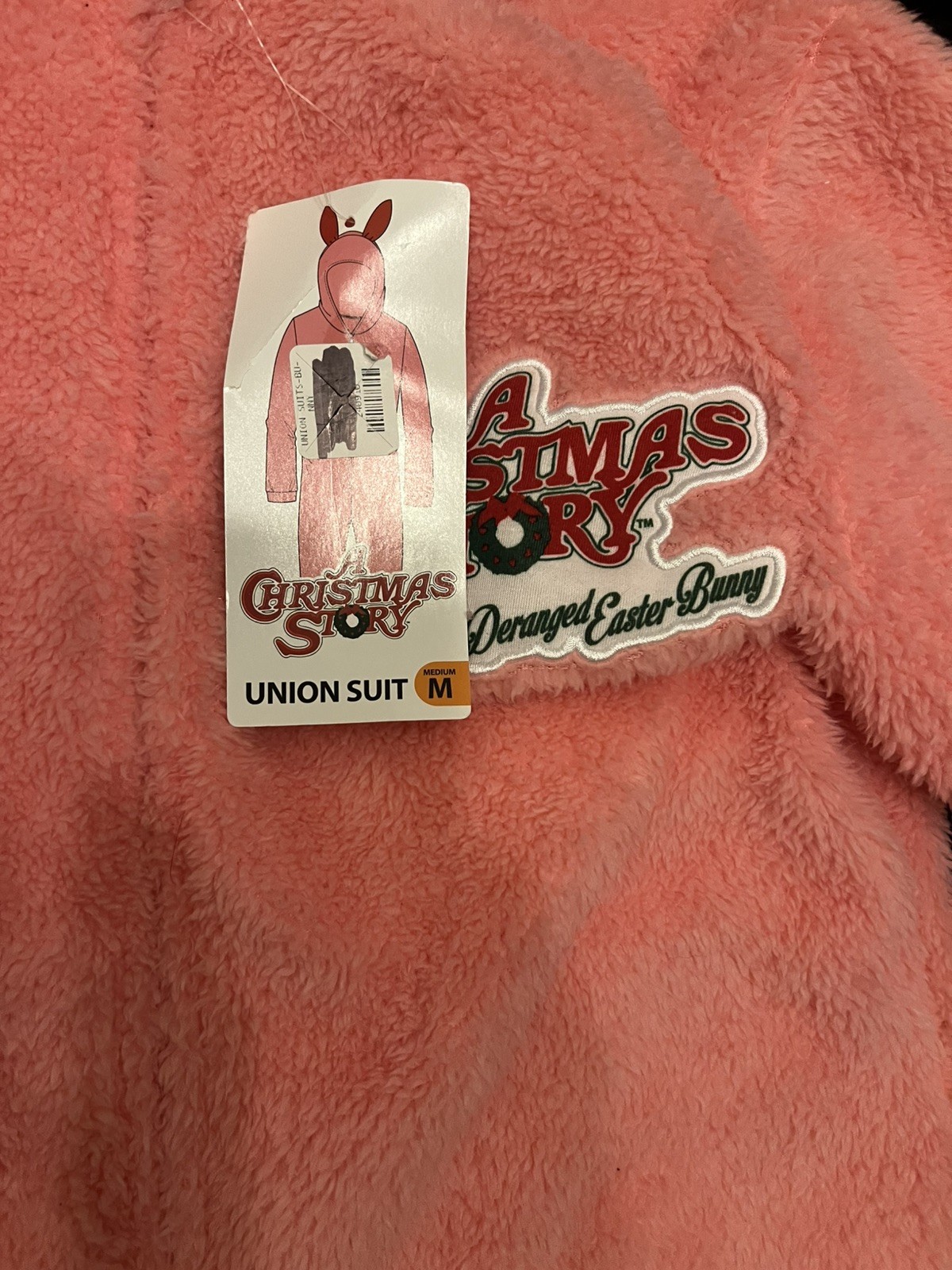 Unisex A Christmas Story Bunny Union Pajama Replica Halloween Cosplay Costume