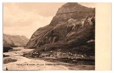 Postcard: Field, B.C. and Mr. Stephen, (Alt. 10.523) Canadian Rockies