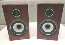 Bowers & Wilkins B&W 707 S2 Bookshelf Speakers, Rosenut, Pair, Excellent Audio