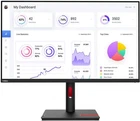 Lenovo ThinkVision T22i-30 21.5 Full HD WLED LCD Monitor - 16:9 - Raven Black