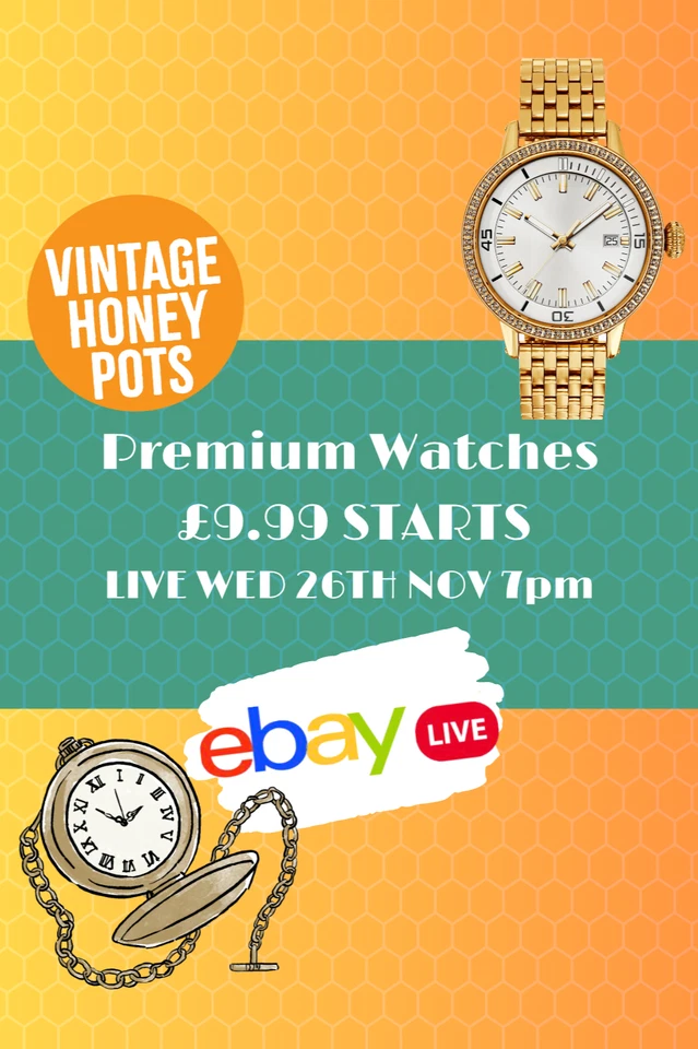 Luxury Watches Pre-Loved £9.99 Starts Weds 26th 7pm