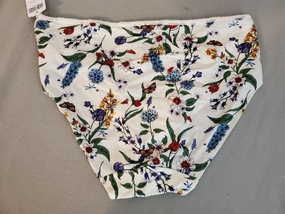 Новые хипстерские трусики SOMA VANISHING EDGE 570296608 из микрофибры с кружевом BLOOM IVY M без ценников - Изображение 2 из 2