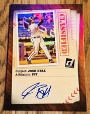 2020 Panini Donruss Classified Signatures Josh Bell Auto Pirates Autograph Card