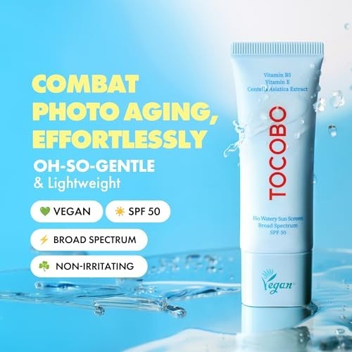 Bio Watery Sunscreen SPF 50 Broad Spectrum Korean Facial Sun Cream 1.3 fl oz - Picture 7 of 9