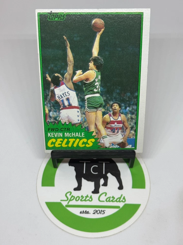 Baloncesto NBA 75 1981-82 Topps Kevin McHale radiocontrol Boston Celtics Foto 2 de 4