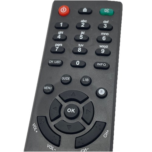 Für Bush BU11FVRSD32 Digital TV Recorder Fernbedienung nur schwarz Infrarot - Bild 4 von 7