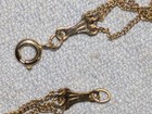 VINTAGE 22" GOLD TONE TRI STRAND NECKLACE BLACK BEADS & CLIP EARRINGS SET — photo 10