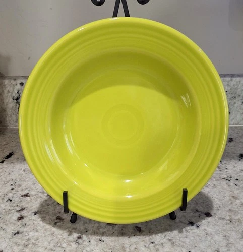 Fiestaware Lemongrass Rimmed Soup Bowl- Retired NWT First Quality