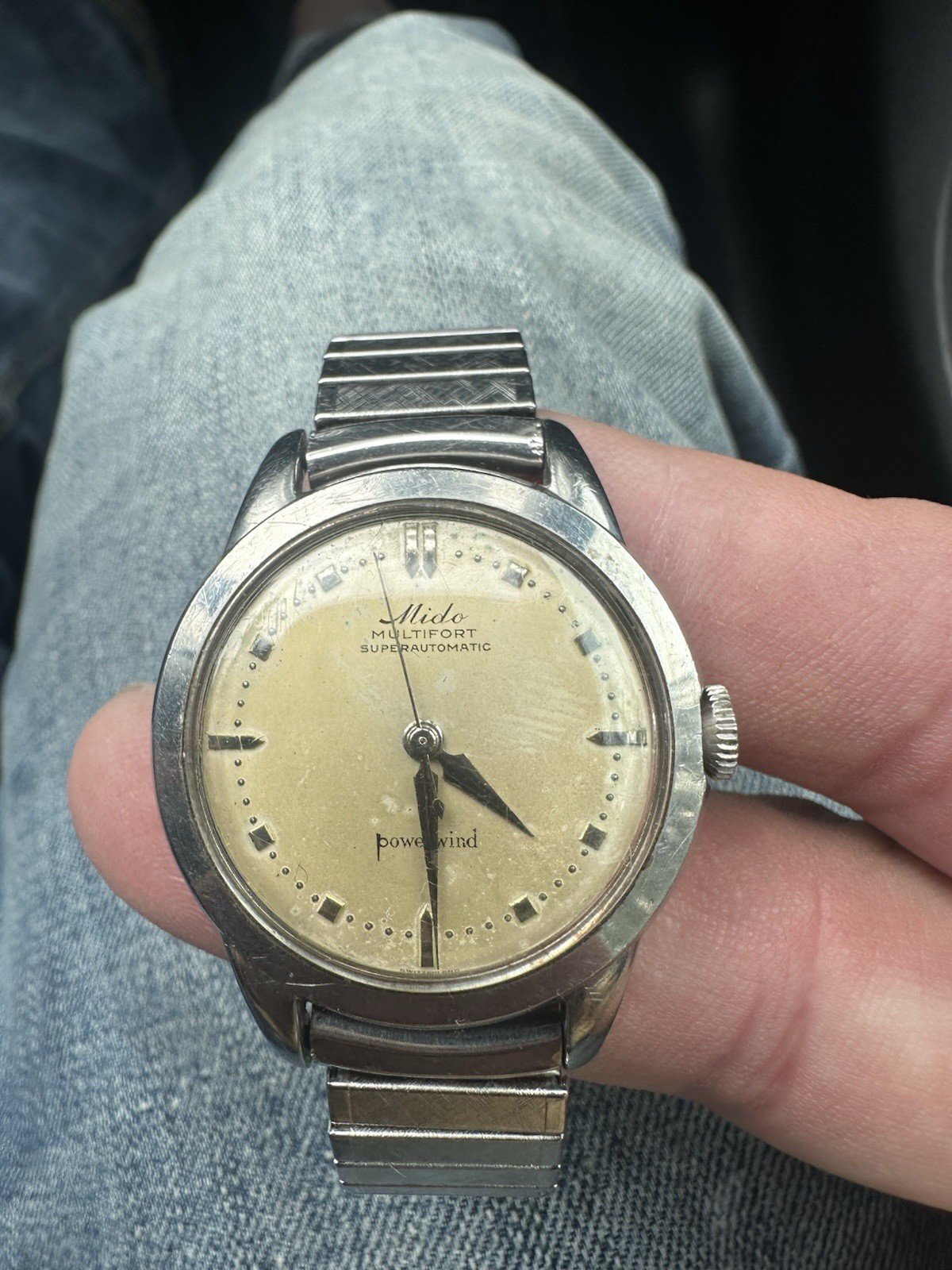 Mido Multifort Super Automatic Powerwind Watch Ru… - image 9