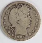 1904 O Barber Quarter