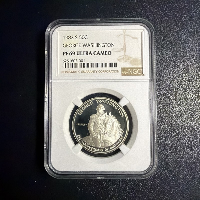 1982 S 50C George Washington Commemorative PF69 Ultra Cameo NGC Proof Coin !VIN2