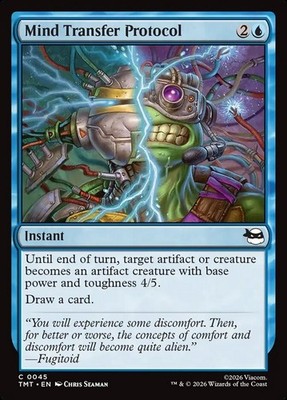 MTG Magic TMT TMNT - 1x EN NM 0045 C Mind Transfer Protocol