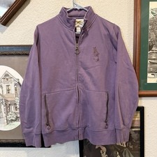 Vintage 90s Artisans Horse Equestrian Full Zip Sweatshirt Size Medium