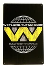 Weyland Yutani Corp Alien Tin Sign Rustic Vintage Style Movie Poster Ad Aliens