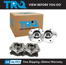 TRQ Wheel Hub Bearings Assembly Set Front & Rear Fits Audi