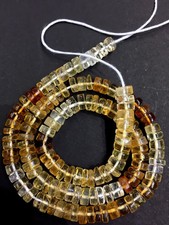 Citrine Tyre Gemstone Beads AAA Wholesale Price Natural Citrine Smooth Beads.6MM