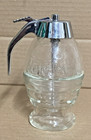 Vintage Honig Honey Glass Dispenser Thumb Lever Grenade Beehive Style BMF Comb — photo 9