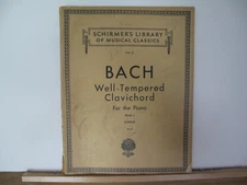 Schirmer's Bach Well-Tempered Clavichord for the Piano, Book 1, Czerny