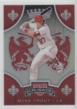 2019 Panini Chronicles Crusade Holo Prizm Mike Trout #8 et0